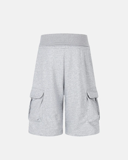 men's cargo sweat shorts relaxed fit