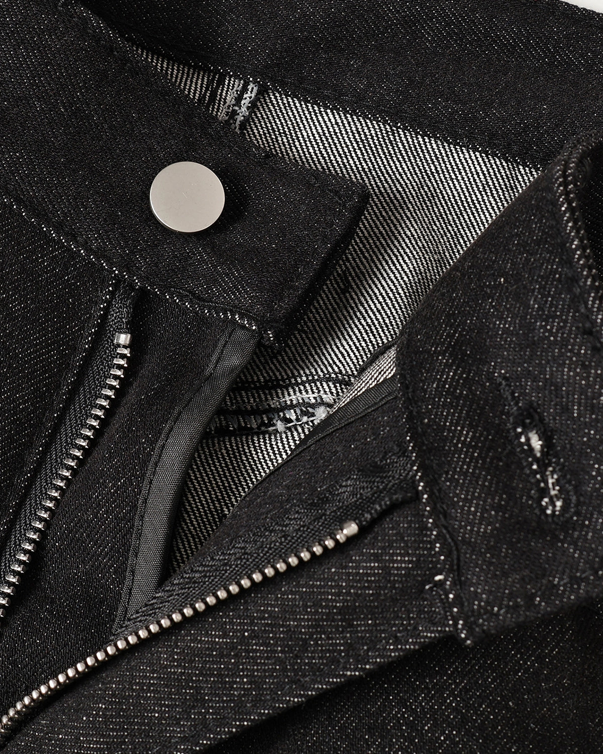 Studded Deconstructed Flared Baggy Jeans | LCDEGO Streetwear