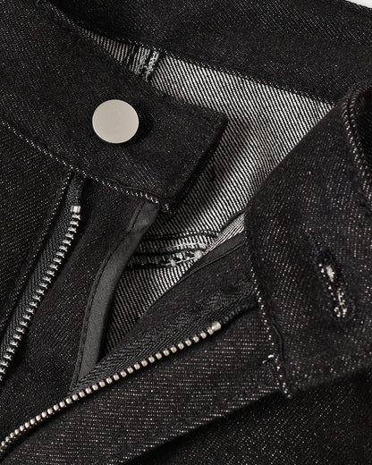 Studded Deconstructed Flared Baggy Jeans | LCDEGO Streetwear