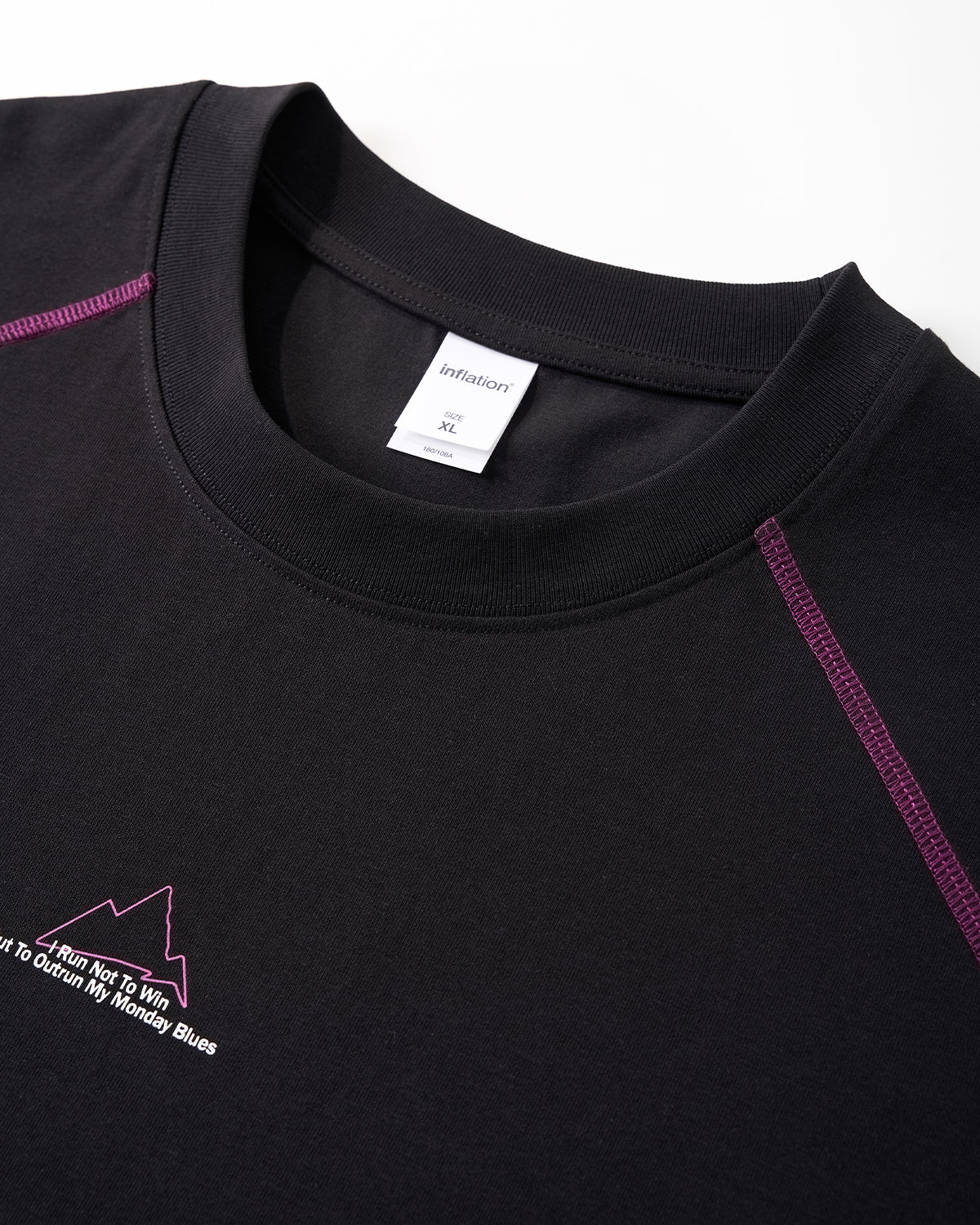 Glow-in-the-Dark Stitching Oversized T-Shirt | LCDEGO Streetwear