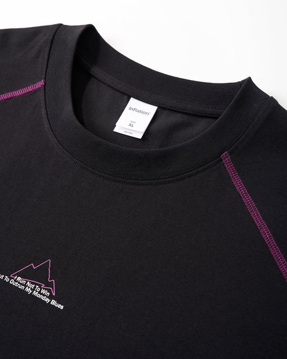 Glow-in-the-Dark Stitching Oversized T-Shirt | LCDEGO Streetwear