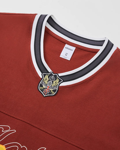 Retro V-Neck Jersey | LCDEGO Streetwear