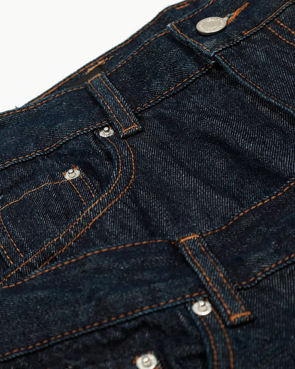 Double Waist Raw Baggy Jeans| LCDEGO Streetwear