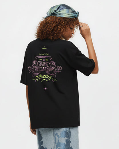 "Money on the Way" Cotton T-shirt | LCDEGO Streetwear