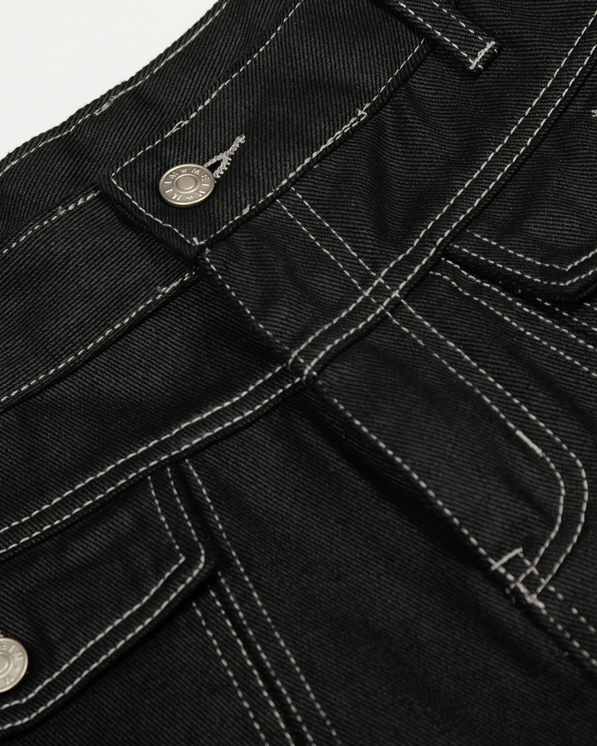 Stitching Deconstructed Barrel Jeans | LCDEGO Streetwear