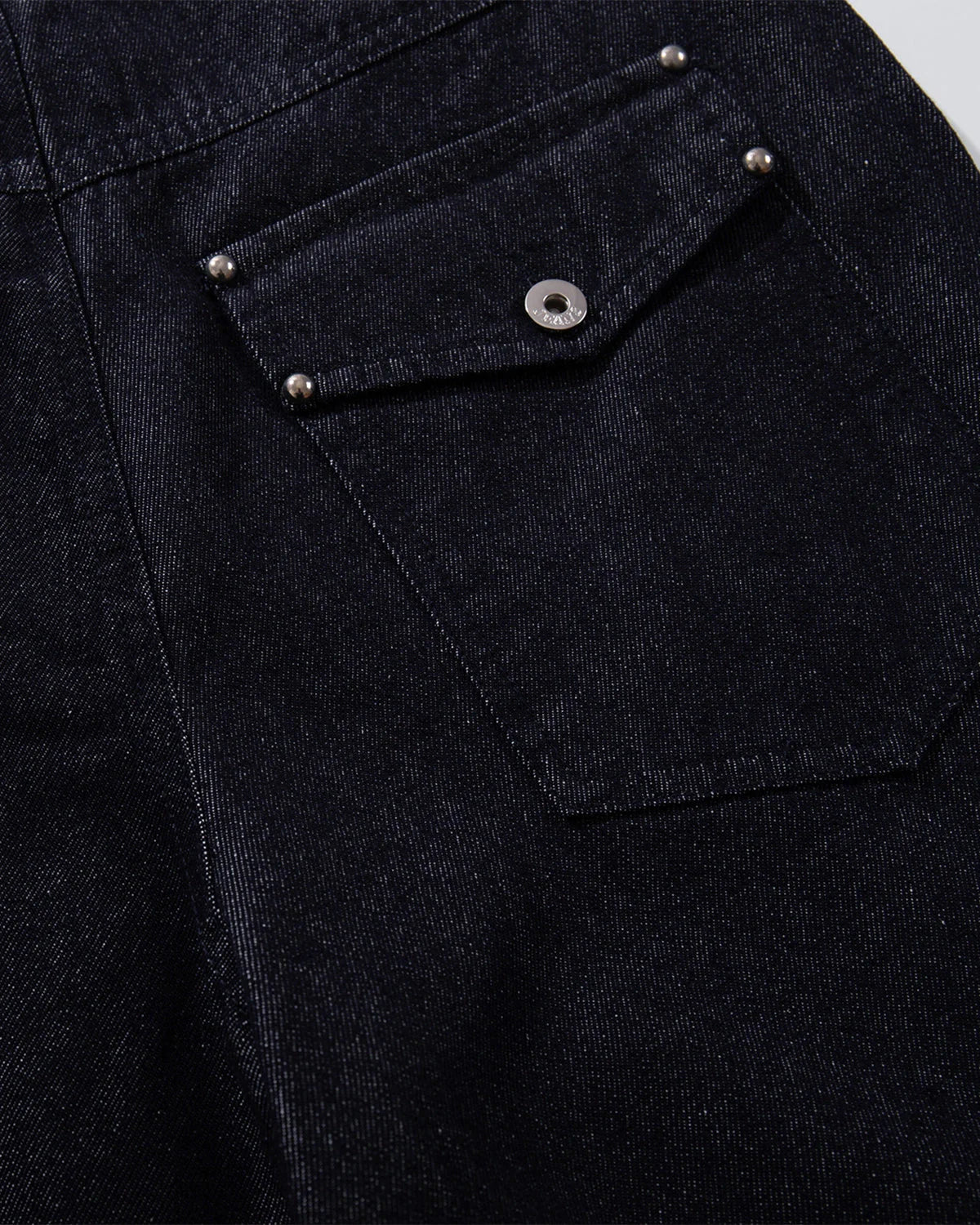 Buttons Up Raw Blue Baggy Jeans | LCDEGO Streetwear