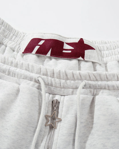 layered waistband two piece design sweatpants