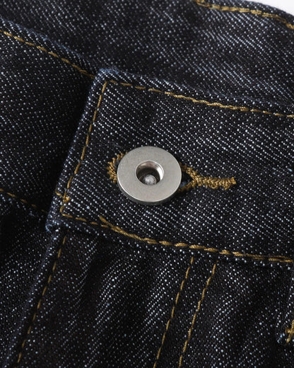 Embroidered Raw Baggy Jeans | LCDEGO Streetwear