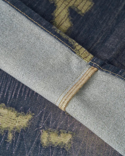 Digital Print Denim Pants | LCDEGO Streetwear