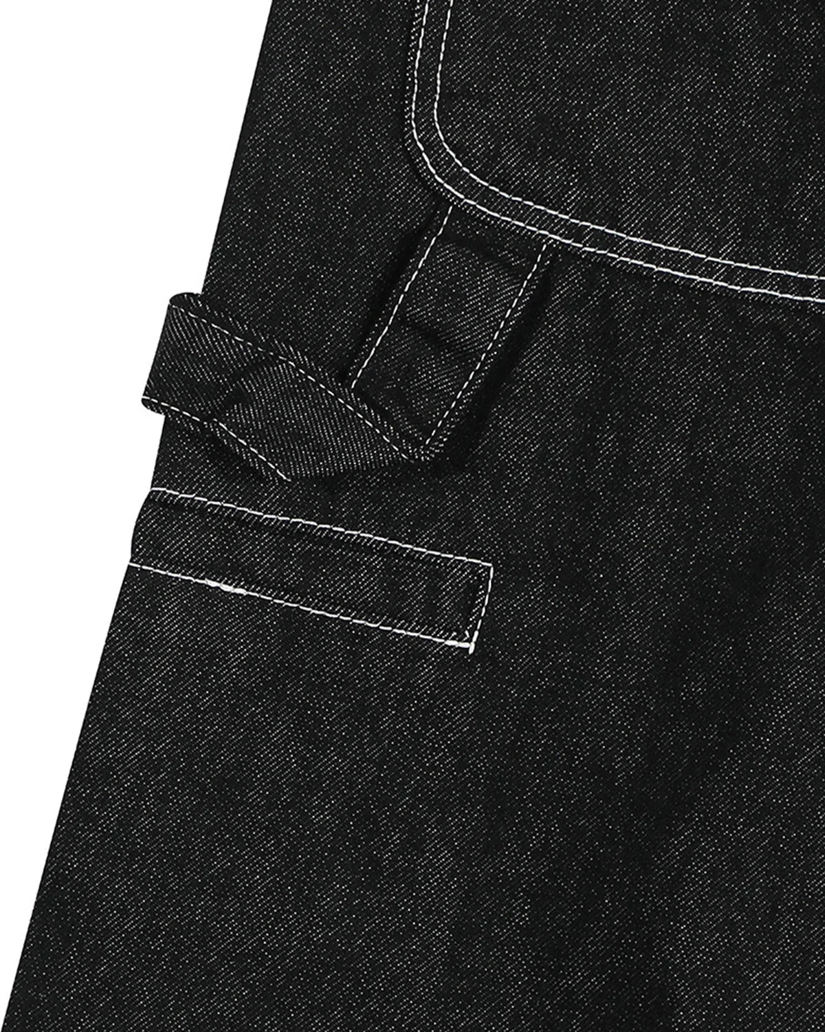 Raw Denim Cargo Longline Shorts | LCDEGO Streetwear