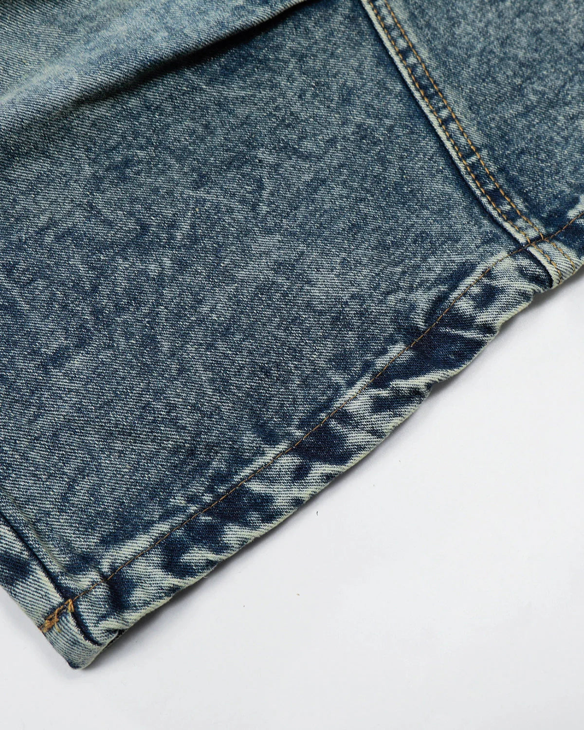Studded Washed Long Baggy Jorts | LCDEGO Streetwear