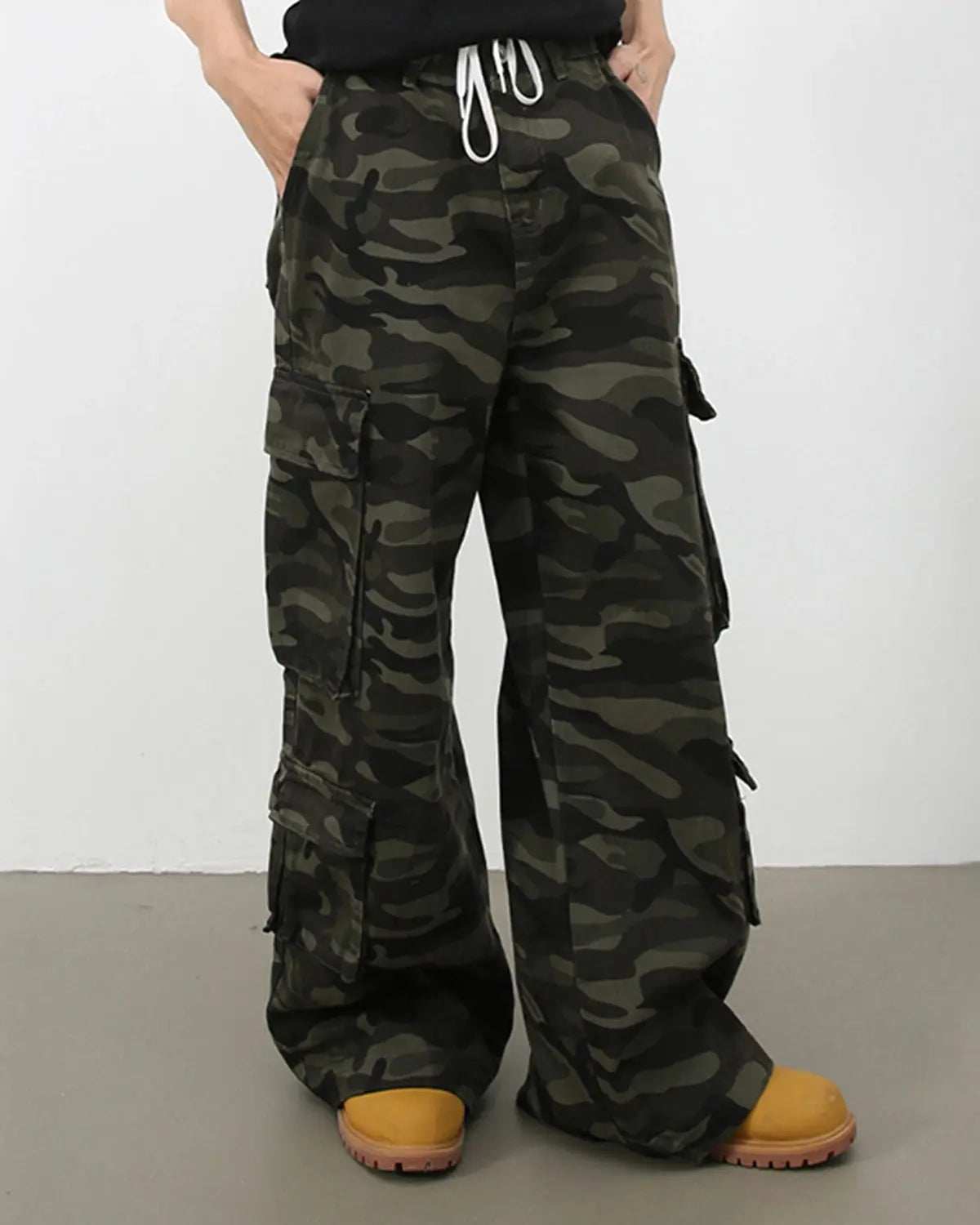 Vintage Camo Cargo Pants | LCDEGO Streetwear