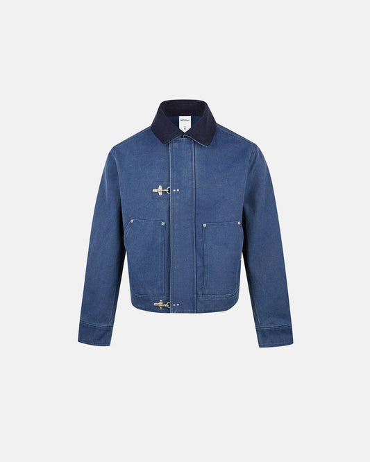 Patchwork Fireman Clasp Jacket | LCDEGO Streetwear