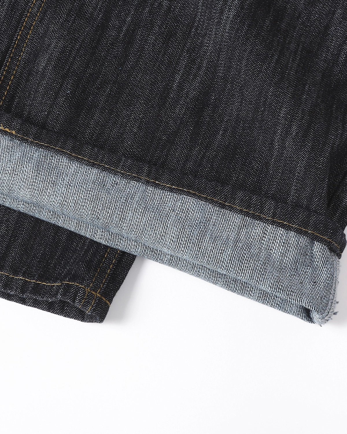 Embroidered Raw Baggy Jeans | LCDEGO Streetwear
