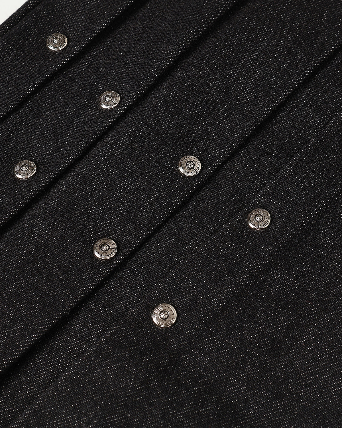 Studded Deconstructed Flared Baggy Jeans | LCDEGO Streetwear