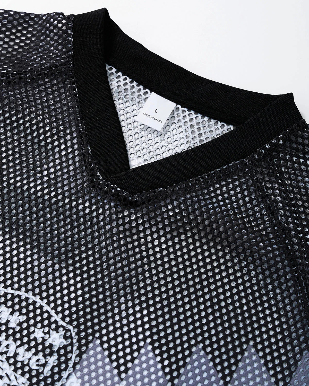 Graphic Mesh Oversized Jersey | LCDEGO Streetwear
