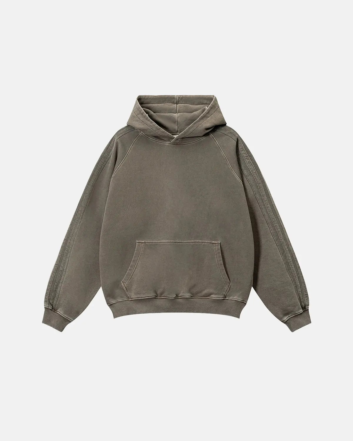 Frayed Seam Acid Wash Hoodies | LCDEGO Streetwear