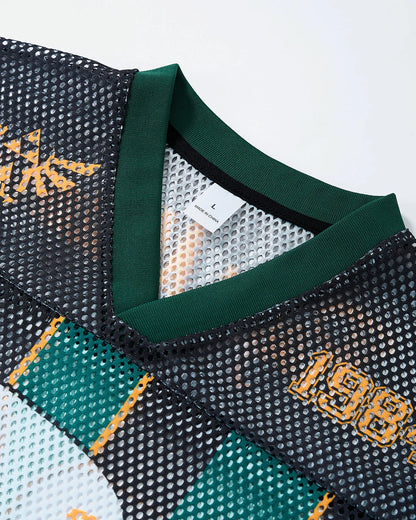 Vintage Striped Mesh Jersey | LCDEGO Streetwear