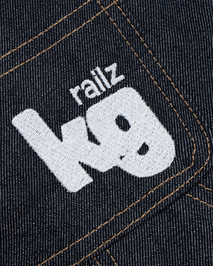 Raw Denim Carpenter Long Jorts | LCDEGO Streetwear