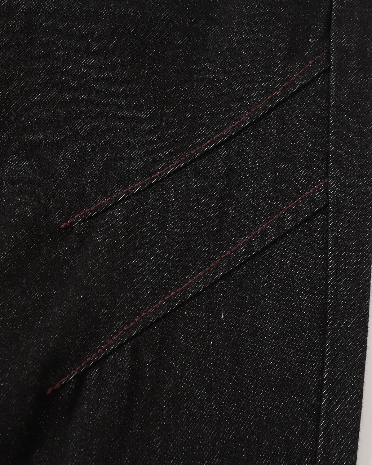 Stitching Deconstructed Raw Bootcut Jeans | LCDEGO Streetwear
