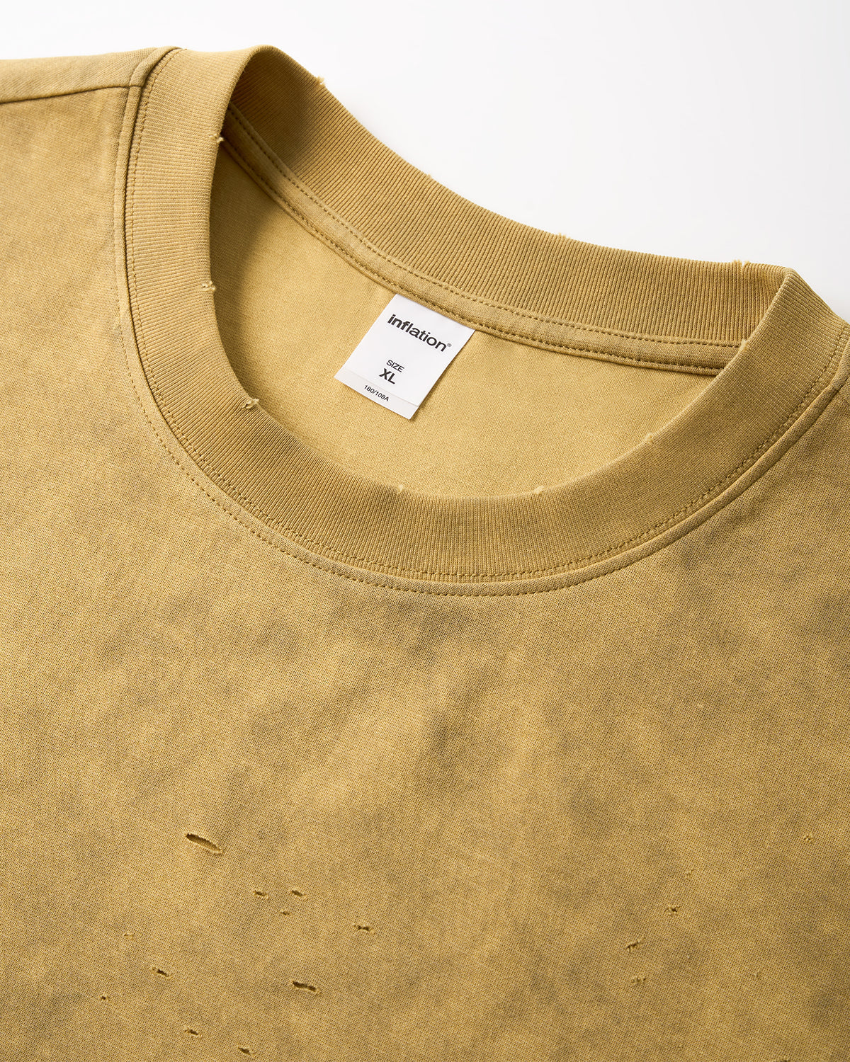 Distressed Tie-Dye Reflective Print T-Shirt | LCDEGO Streetwear
