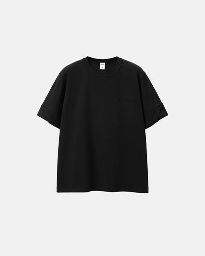 Heavyweight Sleeve-Detail T-shirt | LCDEGO Streetwear