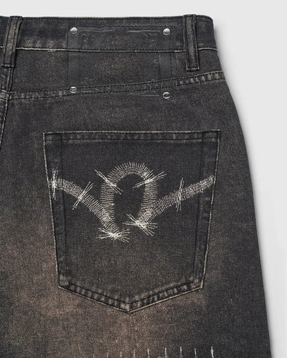 Camo Digital  Printing Baggy Jeans | LCDEGO Streetwear