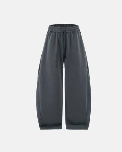 Garment Wash French Terry Straight-leg Sweatpant | LCDEGO Streetwear