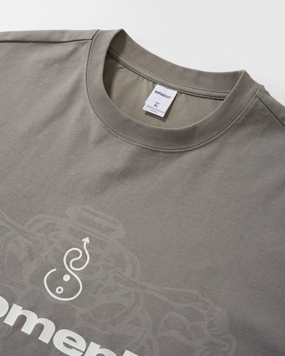 Dual-Effect Graphic Heavyweight Tshirt | LCDEGO Streetwear
