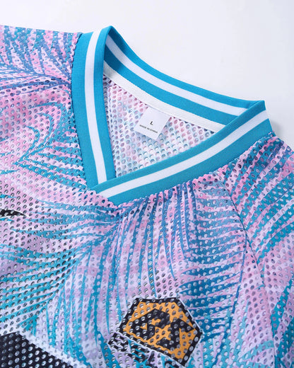 Oversized Mesh Football Jersey | LCDEGO Streetwear