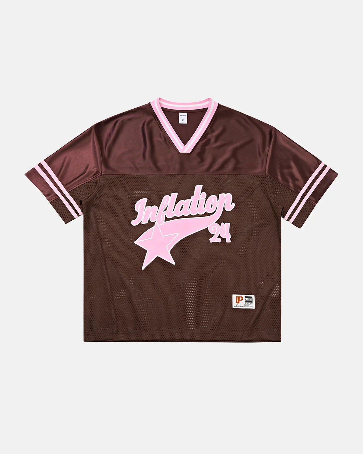 Mesh Patachwork Printing Jersey | LCDEGO Streetwear
