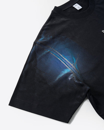 Iridescent Shimmer Oversized T-Shirt | LCDEGO Streetwear