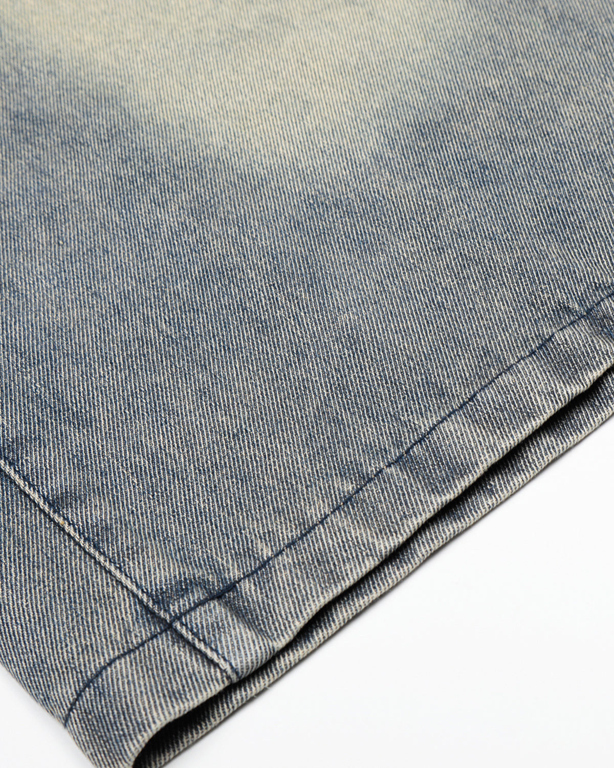 Rhinestone Cross Double Waist Denim Jorts | LCDEGO Streetwear