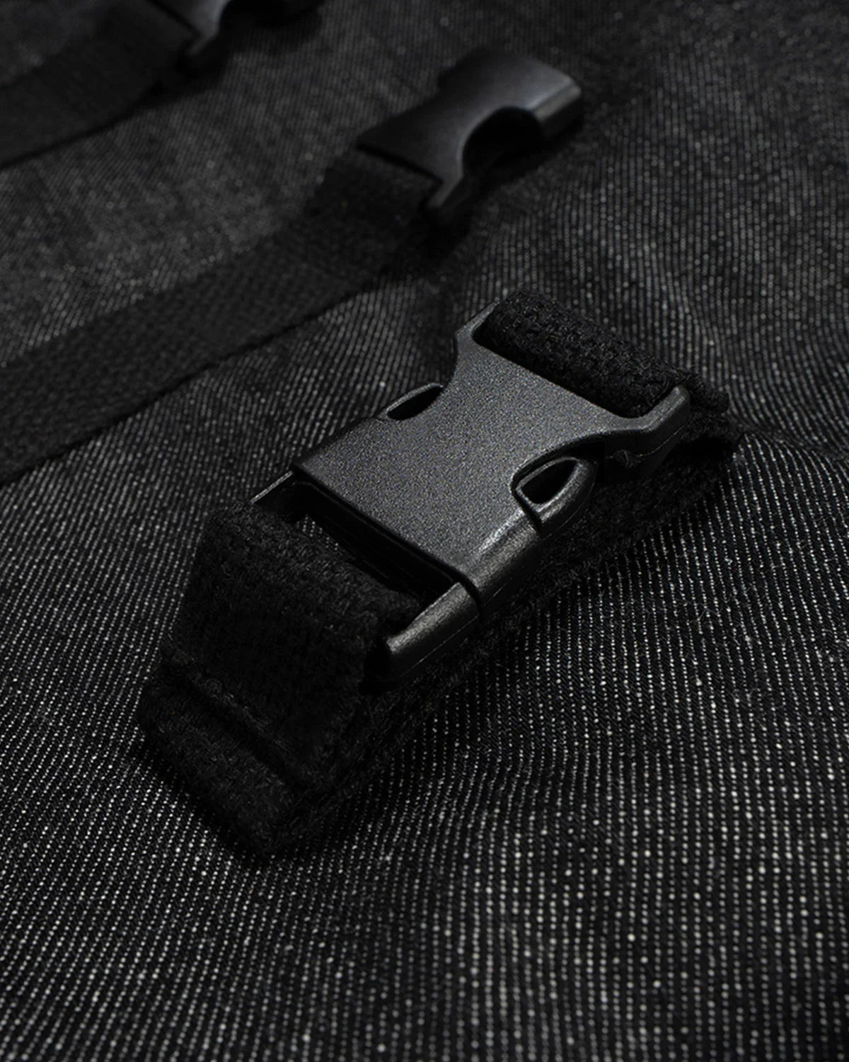 Raw Denim Tactical Cargo Jorts | LCDEGO Streetwear