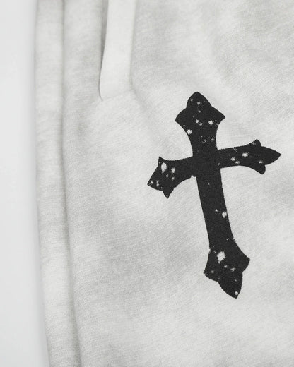 Washed Cross Barrel Sweatpants | LCDEGO Streetwear