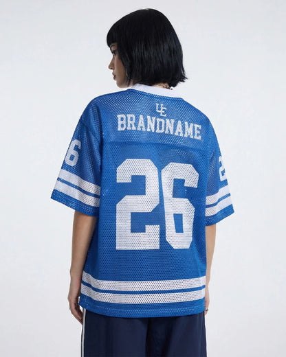 V-neck Mesh Jersey Tees | LCDEGO Streetwear