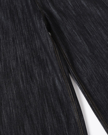 Embroidered Raw Baggy Jeans | LCDEGO Streetwear