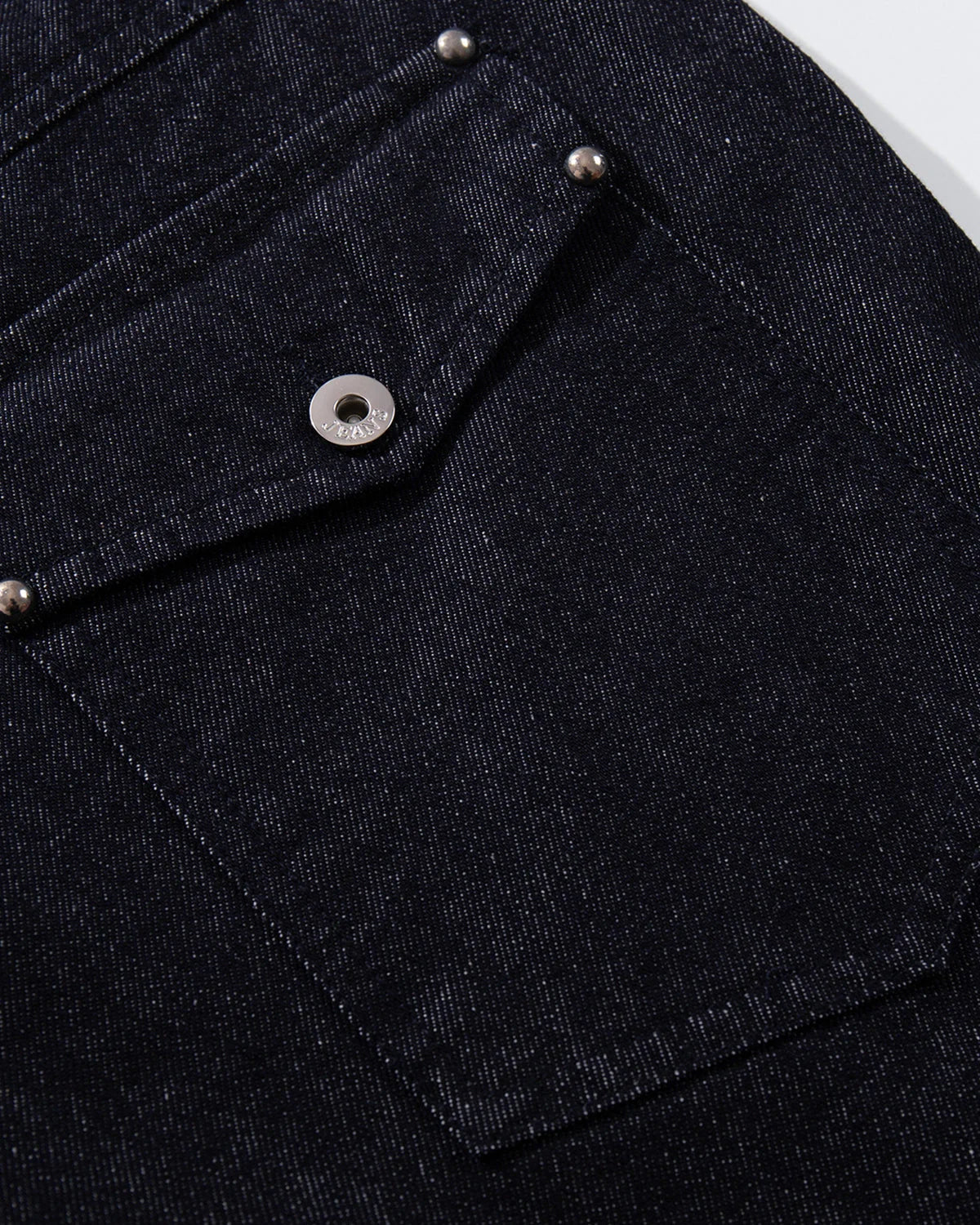 Buttons Up Raw Blue Baggy Jeans | LCDEGO Streetwear