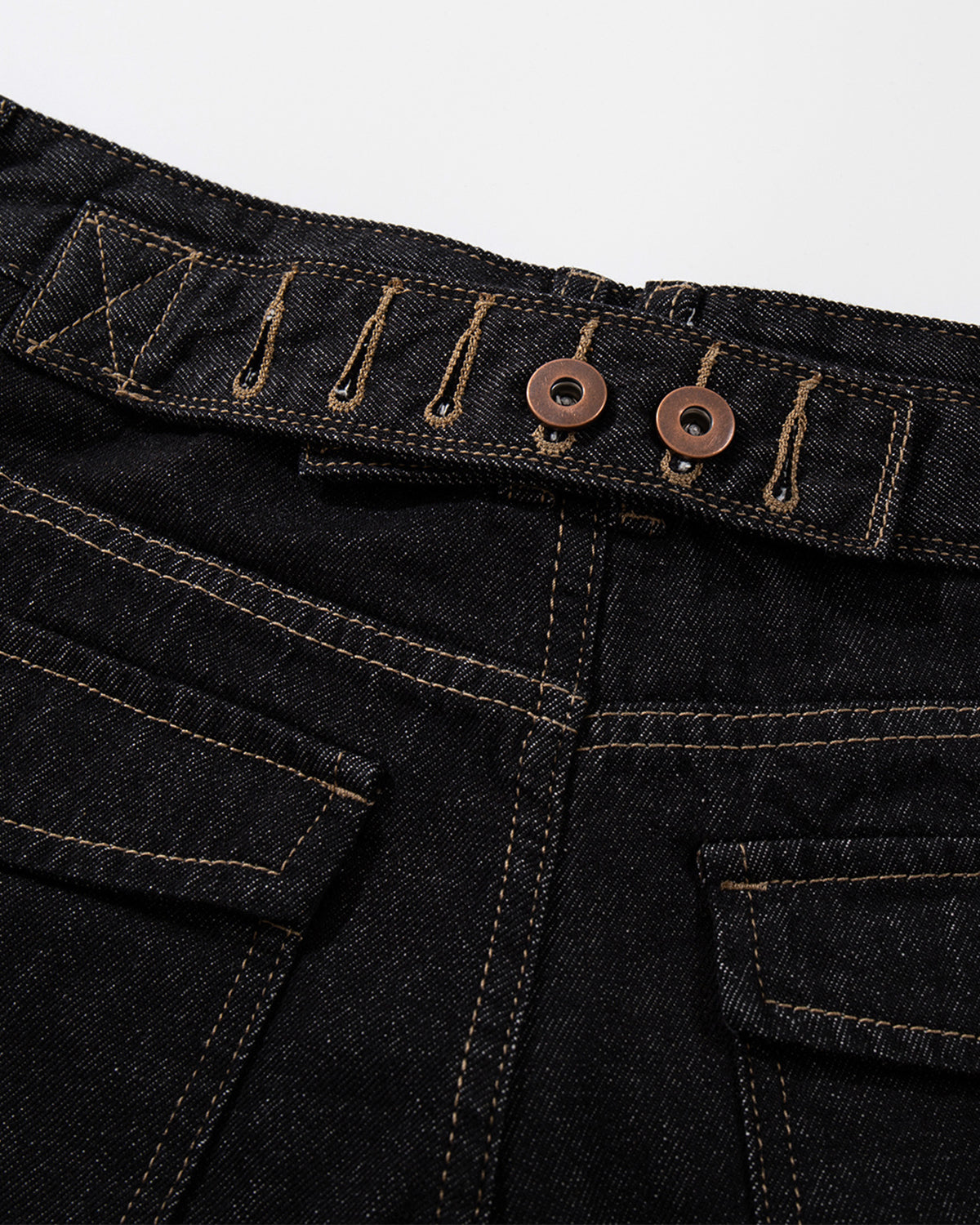 mens baggy denim cargo jorts with long fit and utility design