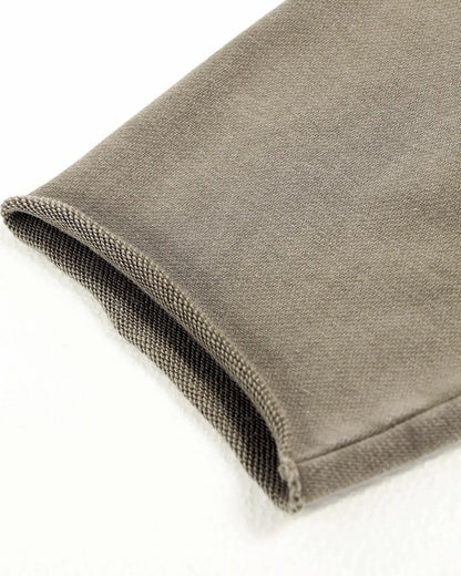 Boxy French Terry Wash Hoodie | LCDEGO Streetwear