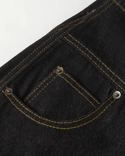 Buttons Up Raw Baggy Jeans | LCDEGO Streetwear