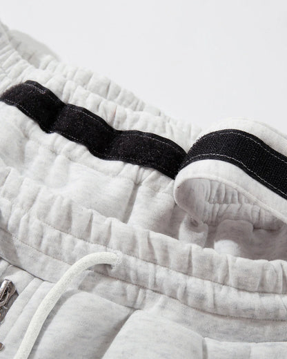 Layered Waist Baggy Wide Leg Sweatpants | LCDEGO Streetwear