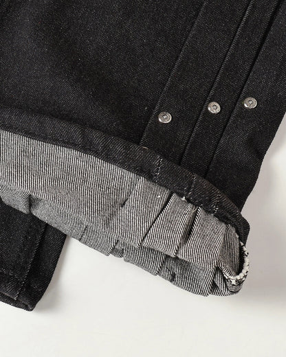 Studded Deconstructed Flared Baggy Jeans | LCDEGO Streetwear
