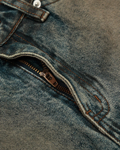 Dirty Ripped Barrel Jeans | LCDEGO Streetwear