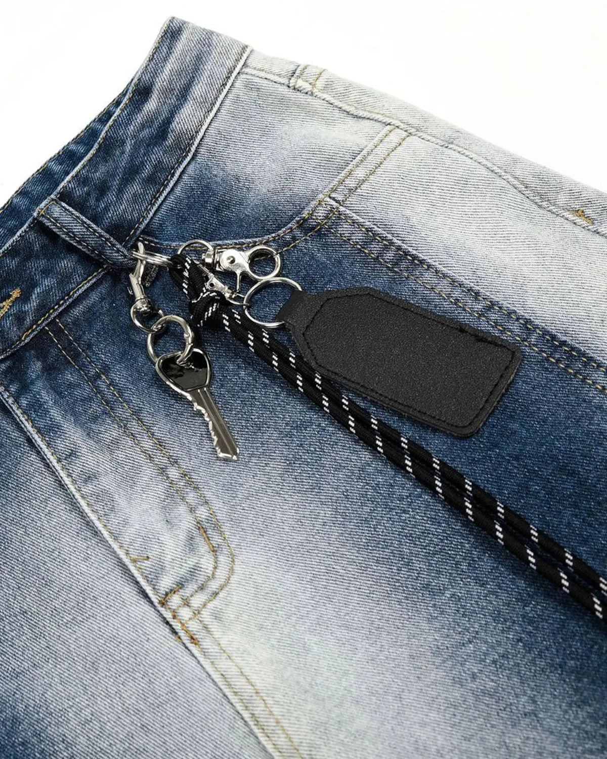 Monkey Wash Baggy Barrel Jeans | LCDEGO Streetwear