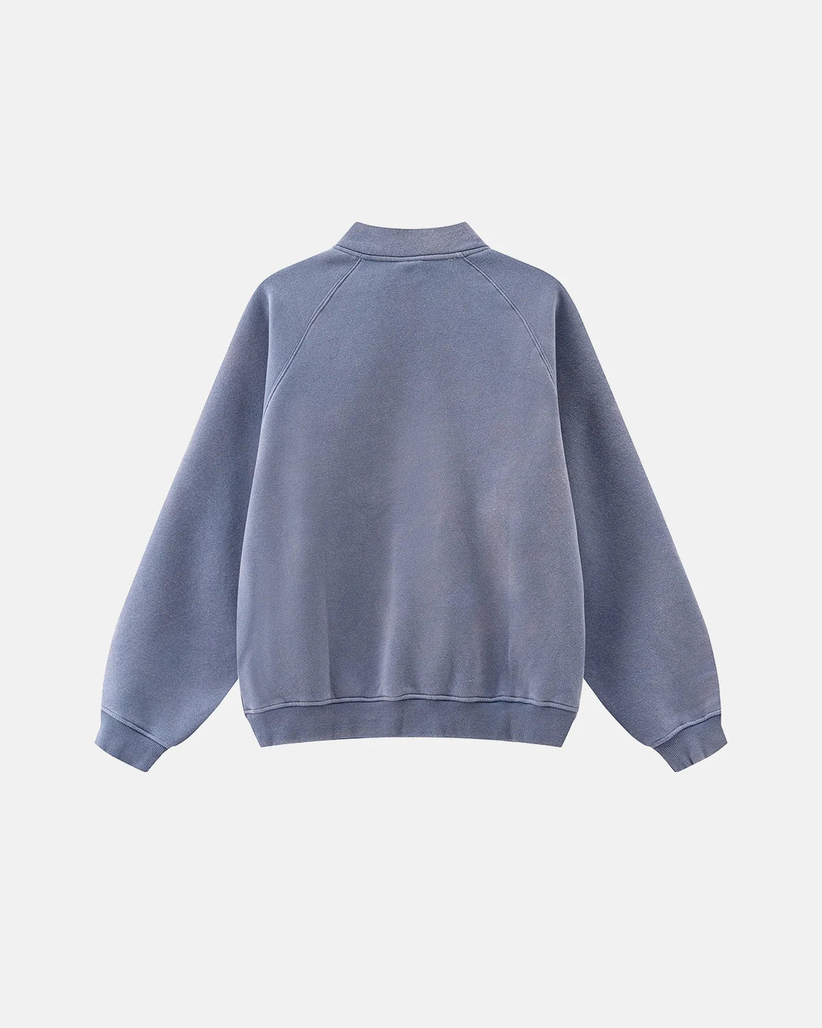 Quarter Zip Up Monkey Washed Sweatshirt | LCDEGO Streetwear