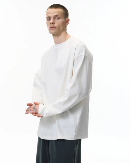 Blank Cotton Long Sleeve Tees | LCDEGO Streetwear