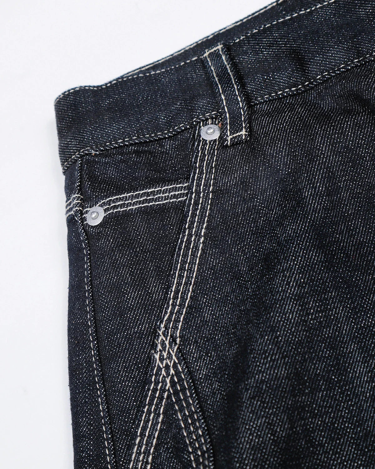 Raw Blue Wide Leg Denim Jeans | LCDEGO Streetwear
