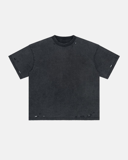 Ripped Distressed Washed Oversized T-Shirt | LCDEGO Streetwear
