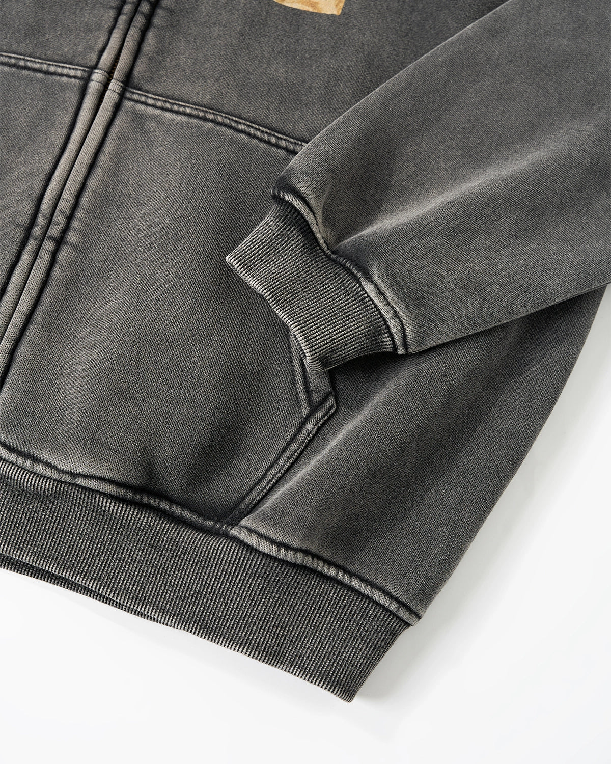 Graphic Acid Wash Zip Up Hoodies | LCDEGO Streetwear